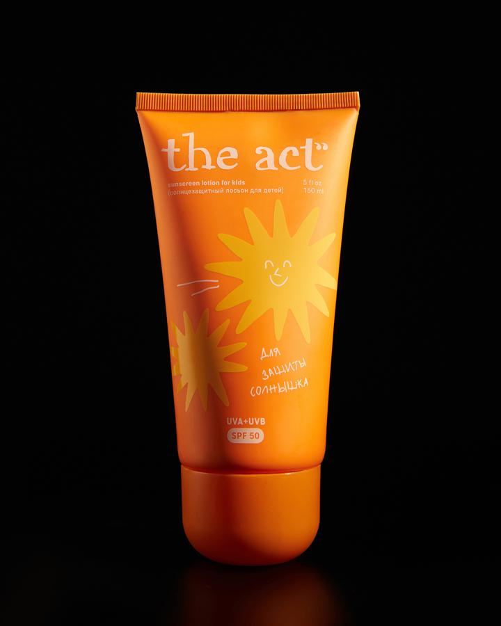 Солнцезащитный лосьон для детей SPF 50 — The Act